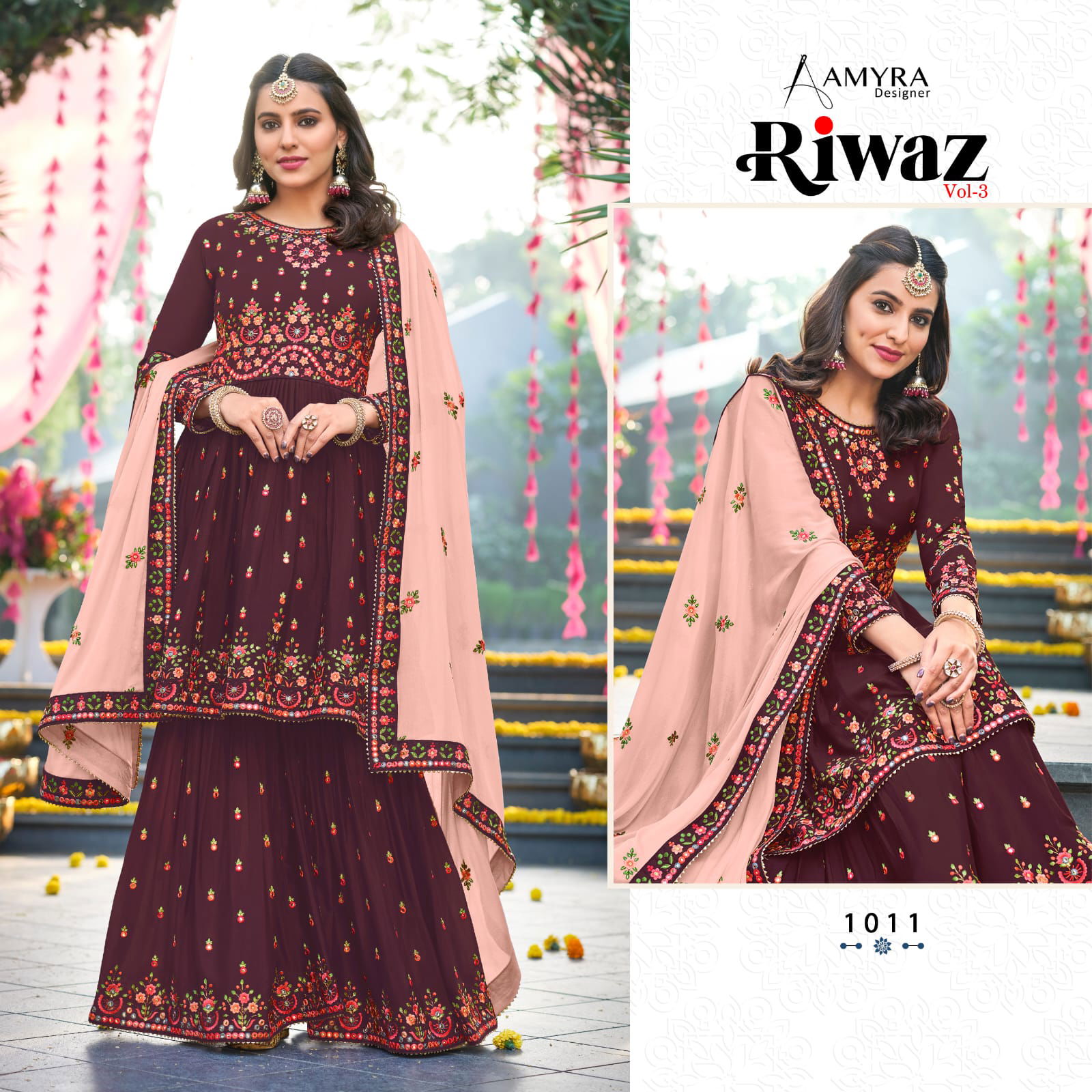 Amyra Riwaz 3 Heavy Wedding Wear Latest Designer Salwar Kameez Collection
